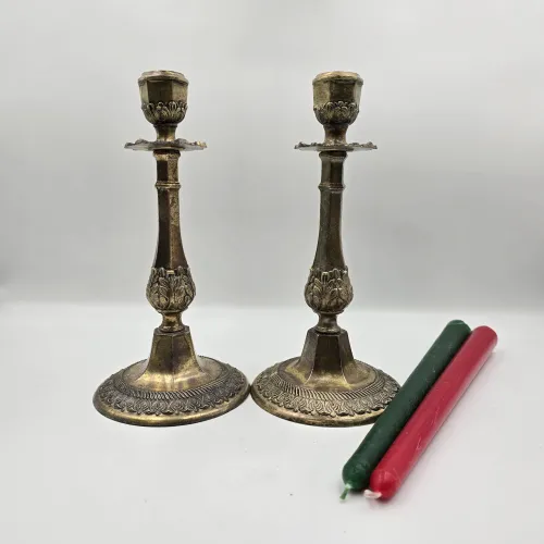 Set Suporturi lumânare vintage