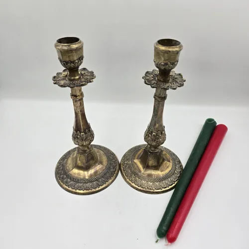 Set Suporturi lumânare vintage 2