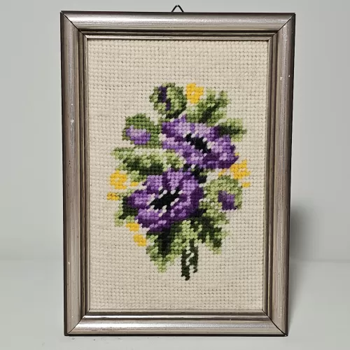 Set 2 goblenuri vintage înrămate 2