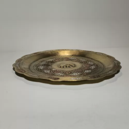 Farfurie decorativă handmade India 2