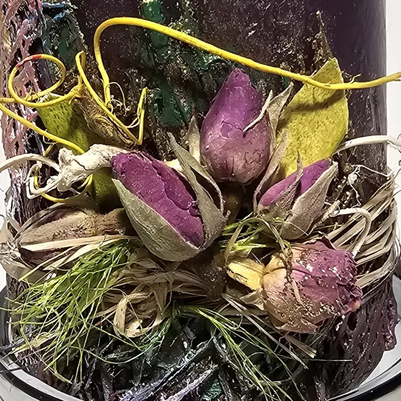 Lumânare handmade parfumată Rose Pasion