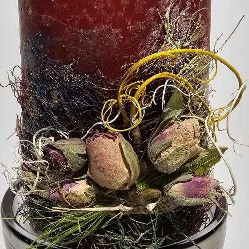 Lumânare handmade parfumată Rose Pasion