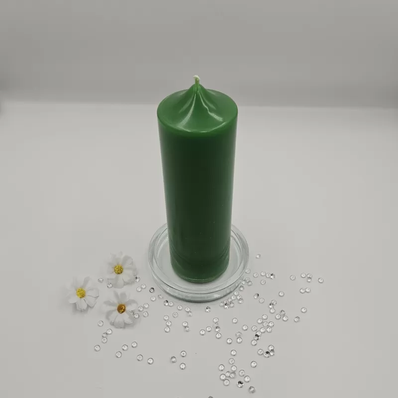 Lumânare handmade parfumată verde