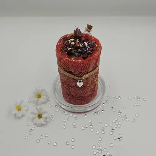 Lumânare handmade parfumată, Magia iubirii 2