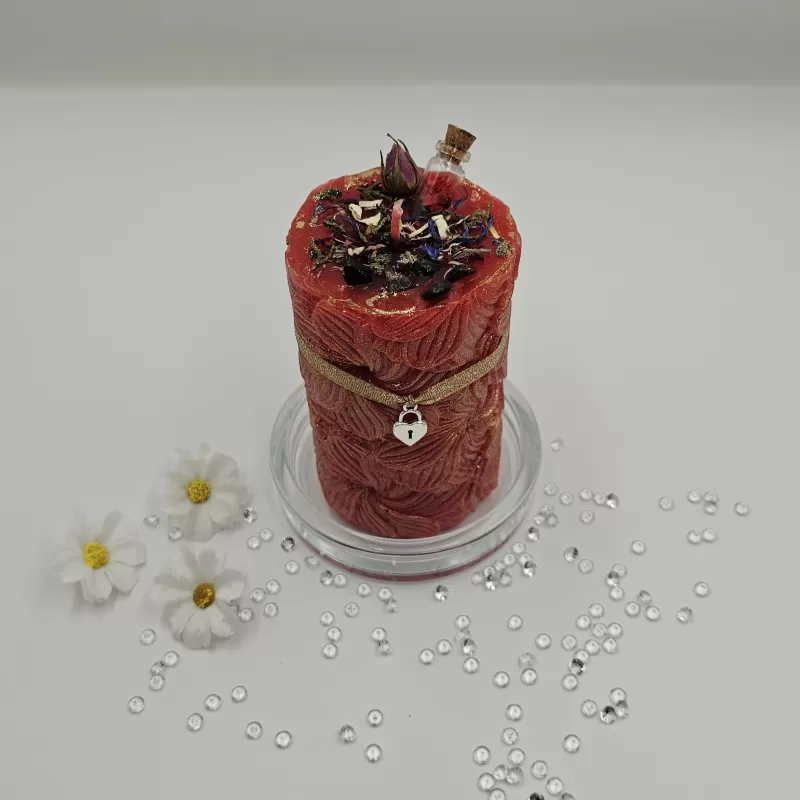 Lumânare handmade parfumată, Magia iubirii