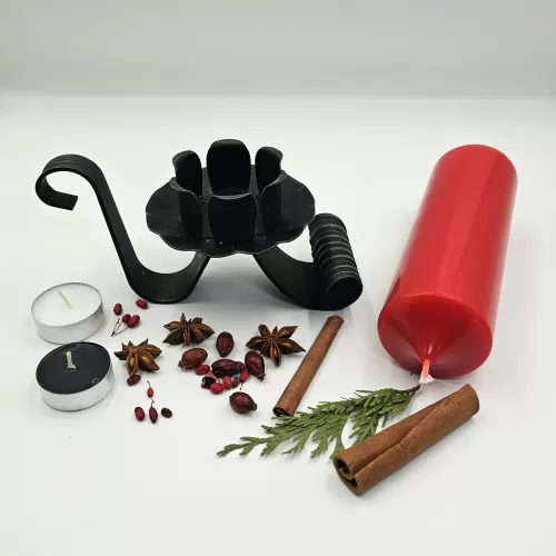 Sfeşnic fier forjat vintage 2