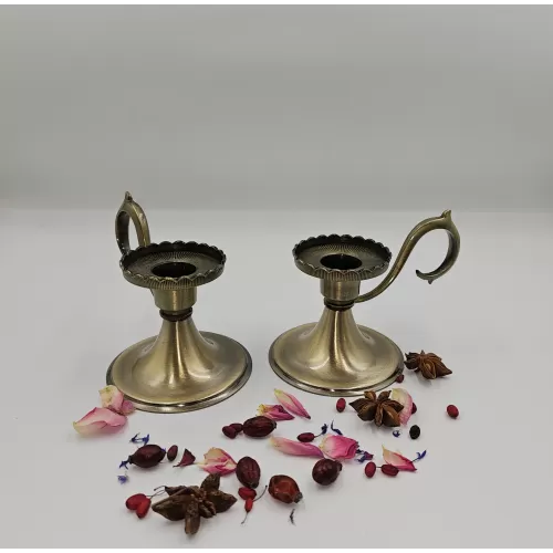 Set sfeșnice lumânări metal 2