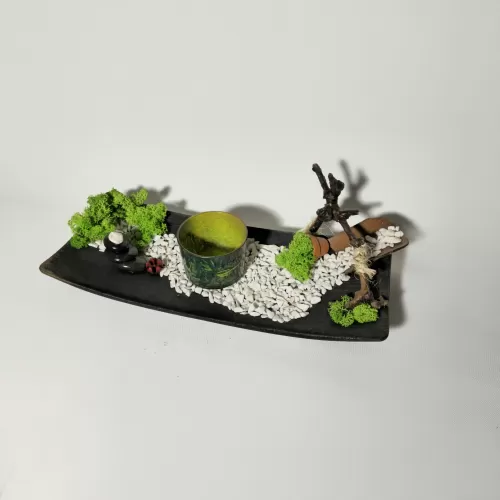 Suport lumânare cu muşchi stabilizaţi tip platou 2