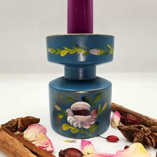 Sfeșnic lumânare rustic 2