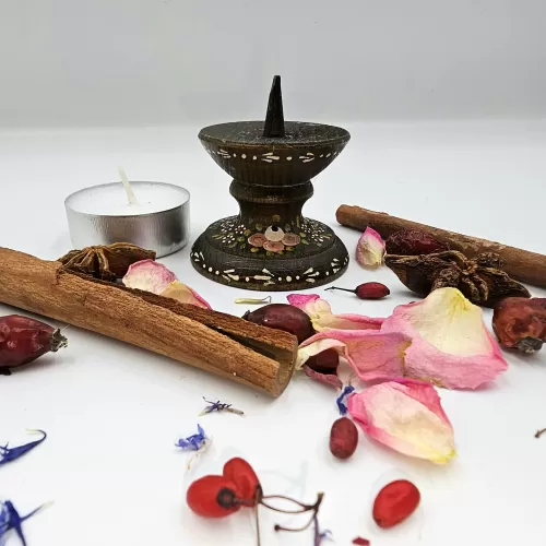 Suport lumânare rustic 2