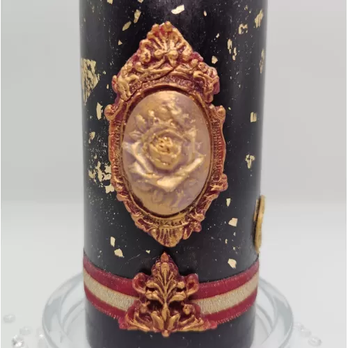 Lumânare Baroc Lux-Life negru