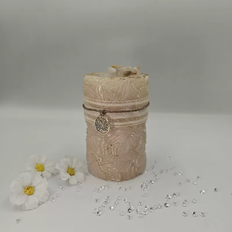 Lumânare parfumată terapeutică albă