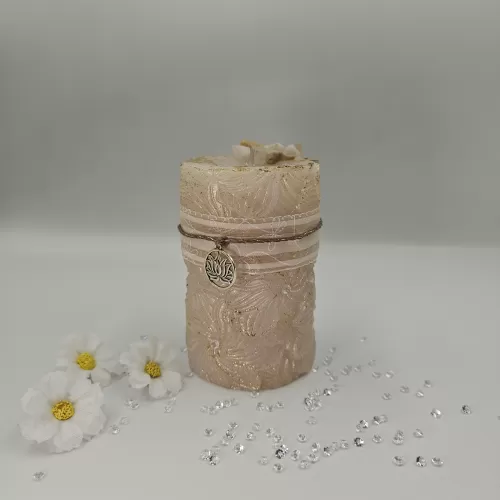 Lumânare parfumată terapeutică albă