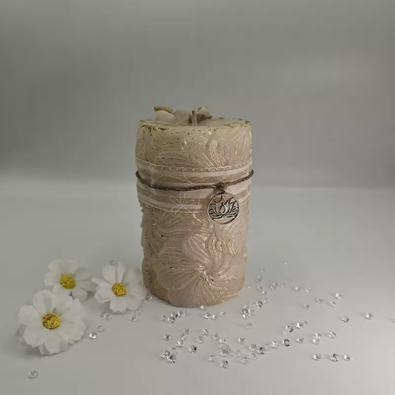 Lumânare parfumată terapeutică albă