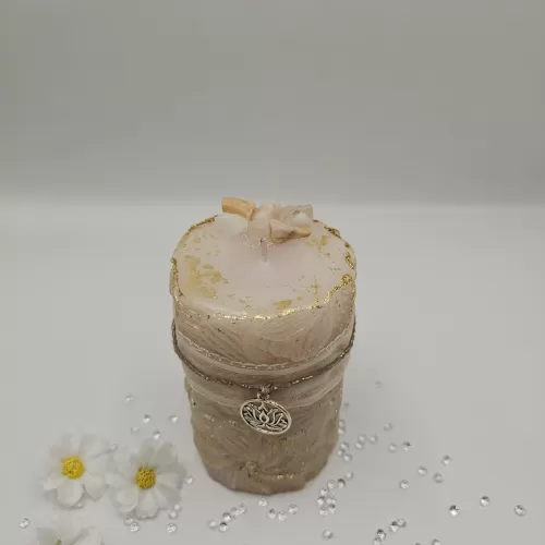 Lumânare parfumată terapeutică albă