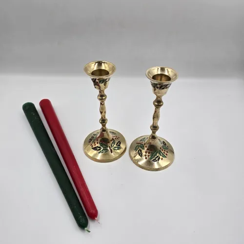 Set suport lumânare vintage 2