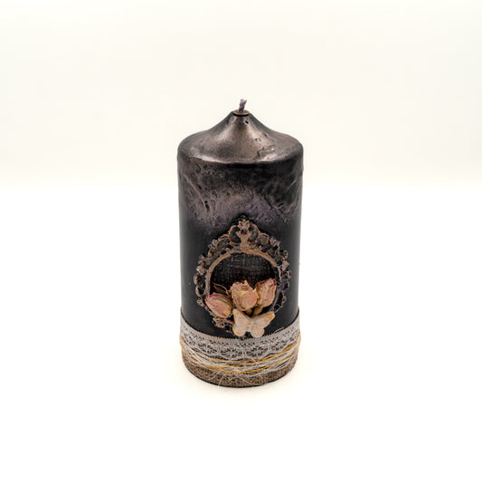 „Baroc Floral” – Noir
