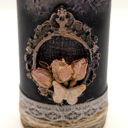 „Baroc Floral” – Noir